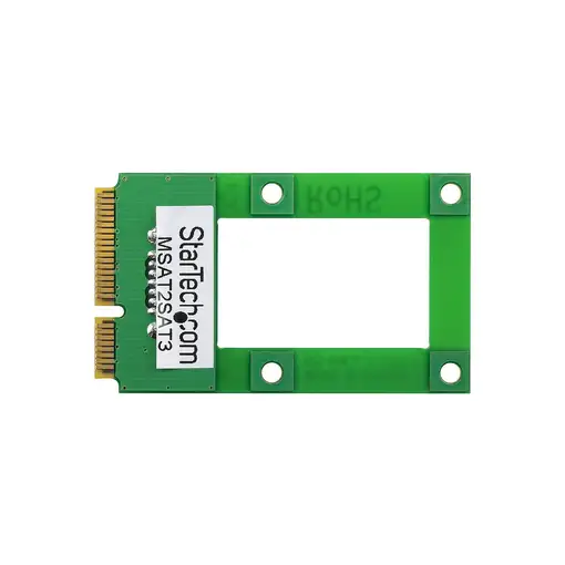 StarTech.com Adaptador mSATA a SATA para Disco Duro o SSD - Tarjeta Conversora