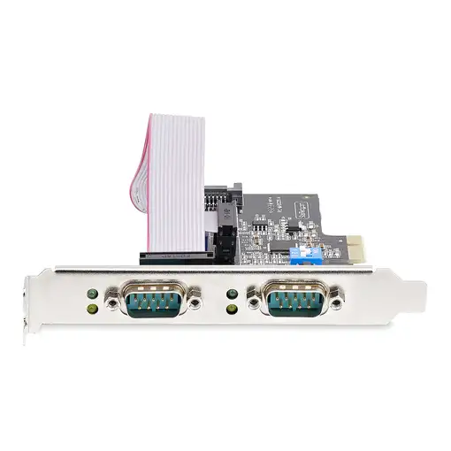 StarTech.com Tarjeta Serie PCIe de 2 Puertos - Tarjeta Serial PCI Express