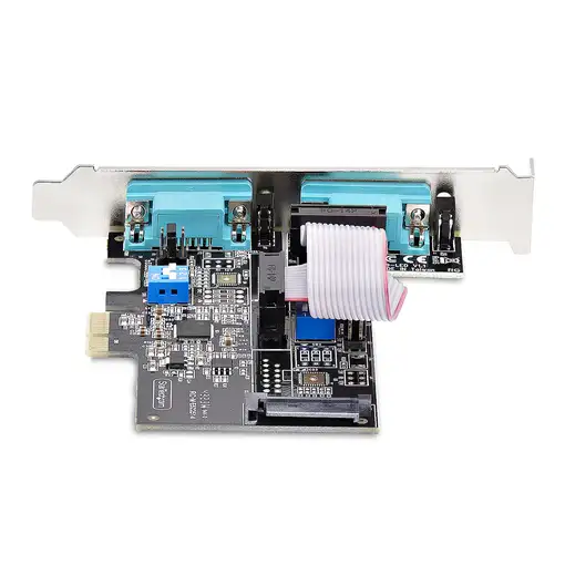 StarTech.com Tarjeta Serie PCIe de 2 Puertos - Tarjeta Serial PCI Express