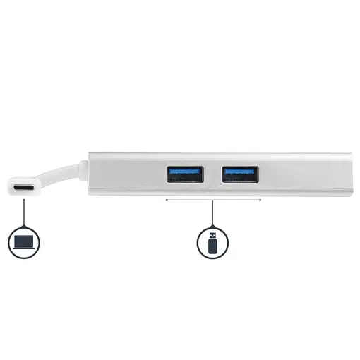 StarTech.com Adaptador Multipuertos USB-C - Docking Station Portátil USB-C 4K HDMI