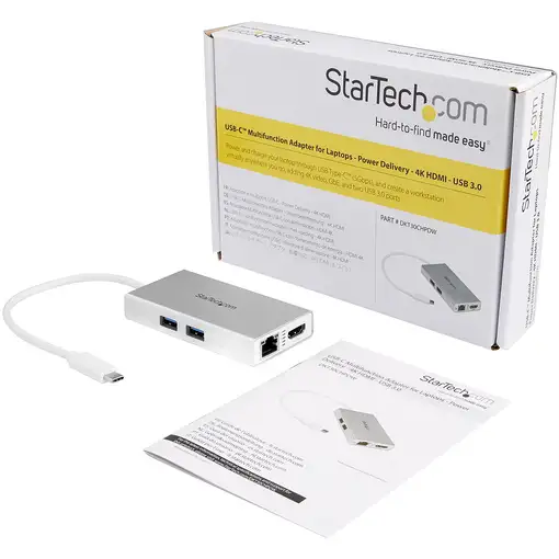 StarTech.com Adaptador Multipuertos USB-C - Docking Station Portátil USB-C 4K HDMI