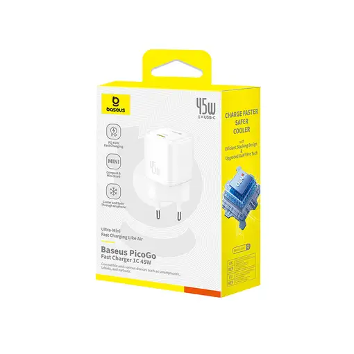 Baseus P10176800213-00 cargador de dispositivo móvil Universal Blanco