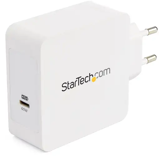 StarTech.com Cargador USB C de Pared - Cargador USB Tipo C de 60W