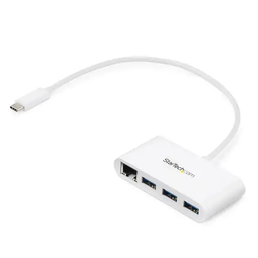 StarTech.com Concentrador USB 3.0 (5Gbps) de 3 Puertos con USB-C