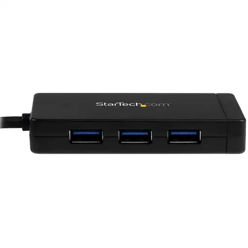 StarTech.com Concentrador USB 3.0 de 3 Puertos con USB-C y Ethernet Gigabit - 5Gbp