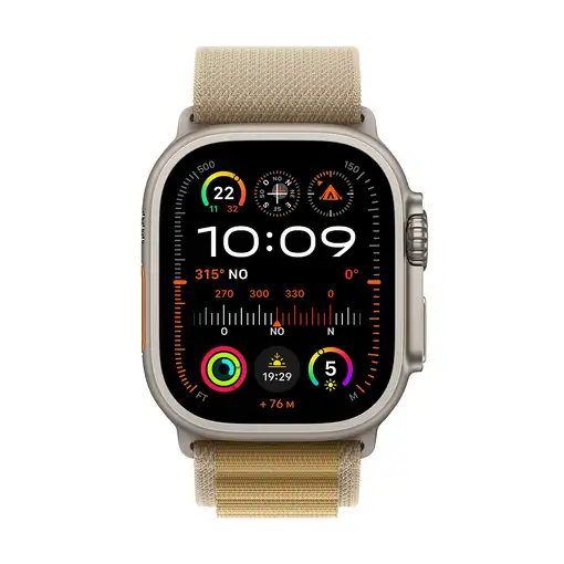 Apple Watch Ultra 2 OLED 49 mm Digital 410 x 502 Pixeles Pantalla táctil 4G