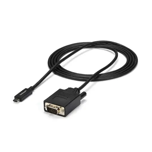 StarTech.com Cable de 2m USB C a VGA - Cable Adaptador Activo de Vídeo