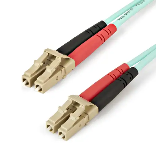 StarTech.com Cable de 1m de Fibra Óptica Multimodo LC/UPC a LC/UPC OM4 - 50/125µm