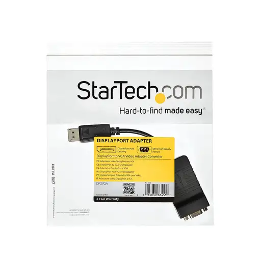 StarTech.com Adaptador Conversor de Vídeo Activo DisplayPort DP a VGA