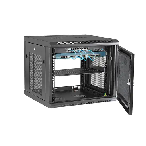 StarTech.com Armario Rack de Pared para Servidores 9U 19''4 Columnas y Estante 1U