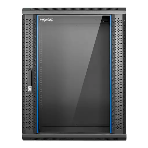 Phasak PHO 2216D armario rack 16U Bastidor de pared Negro