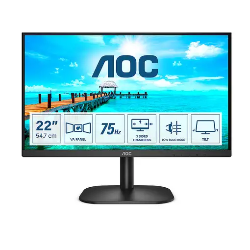 AOC B2 22B2H/EU pantalla para PC 54,6 cm (21.5'') 1920 x 1080 Pixeles Full HD