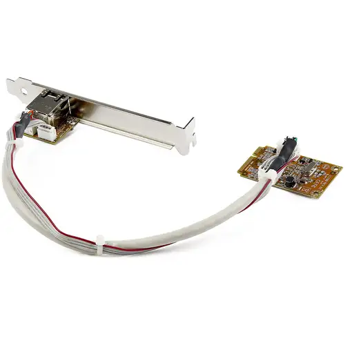 StarTech.com Adaptador Tarjeta de Red NIC Mini PCI Express PCI-e PCIe 1 Puerto