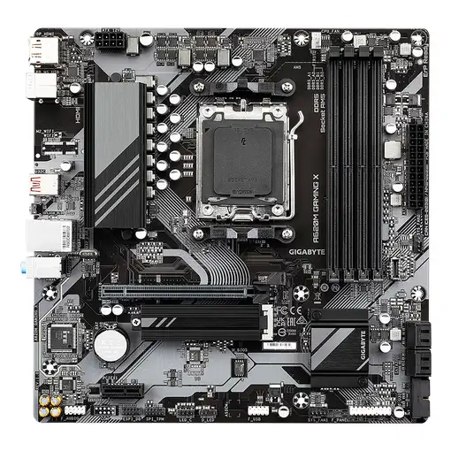 GIGABYTE A620M GAMING X Placa base - Soporta CPUs AMD Ryzen 8000, VRM