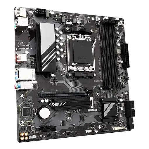 GIGABYTE A620M GAMING X Placa base - Soporta CPUs AMD Ryzen 8000, VRM