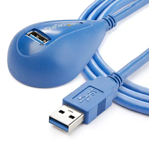 StarTech.com Cable de 1,5m Extensión Alargador USB 3.0 SuperSpeed Dock