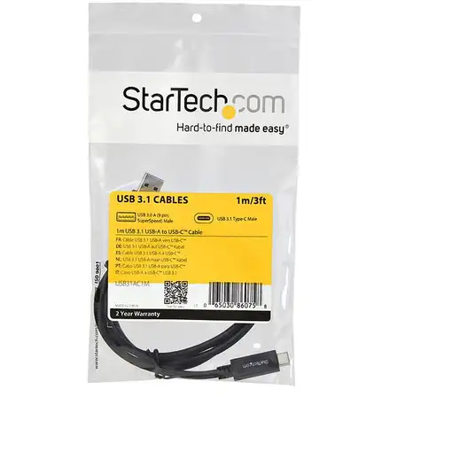 StarTech.com Cable de Carga y Sincronización USB-A a USB-C de 1m