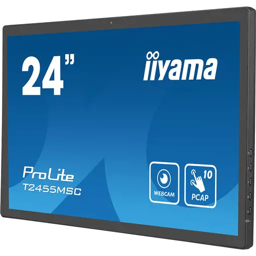 iiyama T2455MSC-B1 pantalla para PC 61 cm (24'') 1920 x 1080 Pixeles Full HD