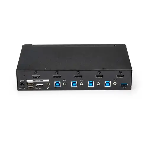 StarTech.com Switch Conmutador KVM de 4 Puertos HDMI 1080p con USB 3.0