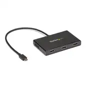 StarTech.com Adaptador Multimonitor de 3 Puertos - Divisor Splitter de Vídeo USB-C