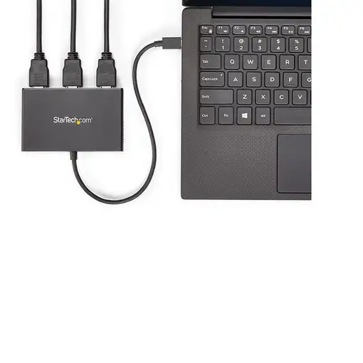 StarTech.com Adaptador Multimonitor de 3 Puertos - Divisor Splitter de Vídeo USB-C
