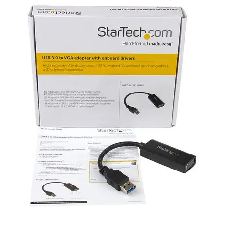 StarTech.com Adaptador Gráfico Conversor USB 3.0 a VGA con Controladores