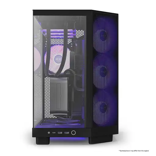 NZXT H6 Flow RGB Midi Tower Negro