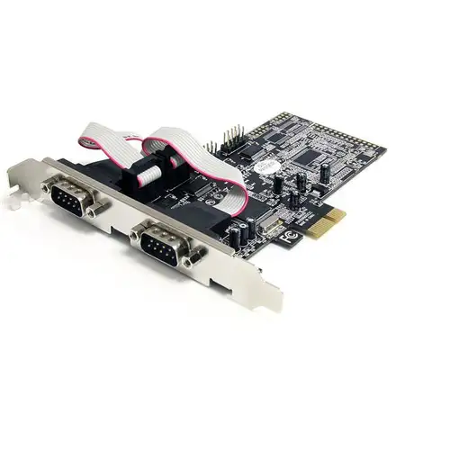 StarTech.com Tarjeta Adaptadora PCI Express PCIe de 4 Puertos Serie RS232 UART 165