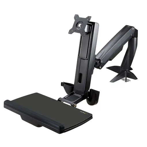 StarTech.com Brazo de Soporte de Pie y Sentado - Brazo Ajustable de Montaje en Esc