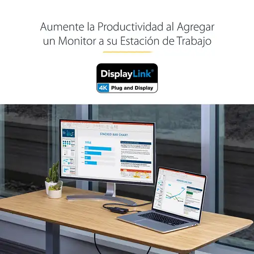 StarTech.com Adaptador USB 3.0 HDMI - Certificado con DisplayLink - 1920x1200