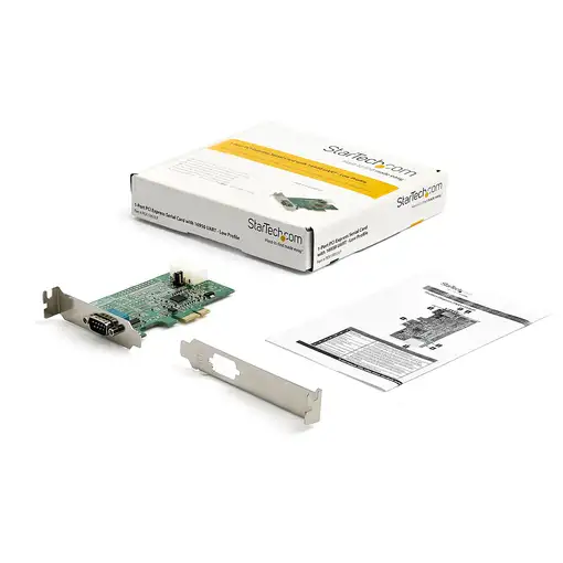 StarTech.com Tarjeta PCI Express Adaptadora de 1 Puerto Serie RS232