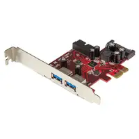 StarTech.com Adaptador tarjeta PCI Express de 2 puertos externos 2 internos USB 3.