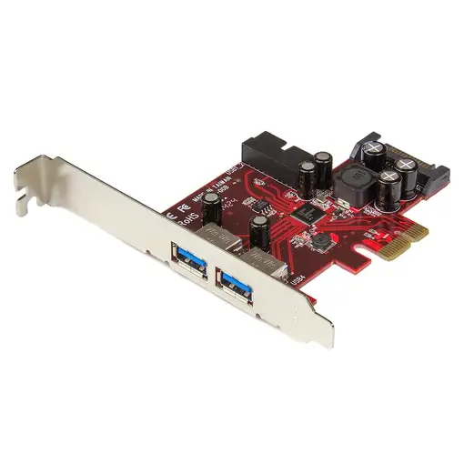 StarTech.com Adaptador tarjeta PCI Express de 2 puertos externos 2 internos USB 3.