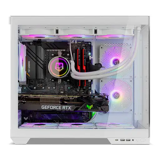 NOX Hummer Astra Neo White Midi Tower Blanco