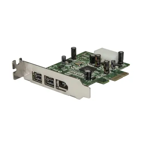 StarTech.com Adaptador Tarjeta FireWire PCI-Express Bajo Perfil de 2 Puertos F/W 8