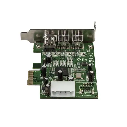 StarTech.com Adaptador Tarjeta FireWire PCI-Express Bajo Perfil de 2 Puertos F/W 8