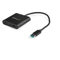 StarTech.com Adaptador USB 3.0 a HDMI Doble - 4K 30Hz