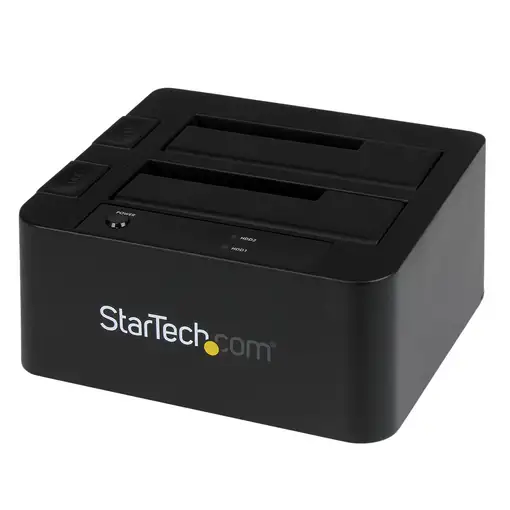 StarTech.com Docking Station eSATA USB 3.0 con UASP de 2 Bahías para Disco Duro o