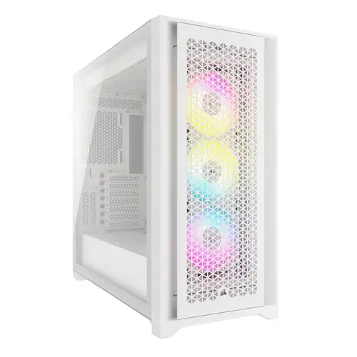 Corsair iCUE 5000D RGB Airflow Midi Tower Blanco