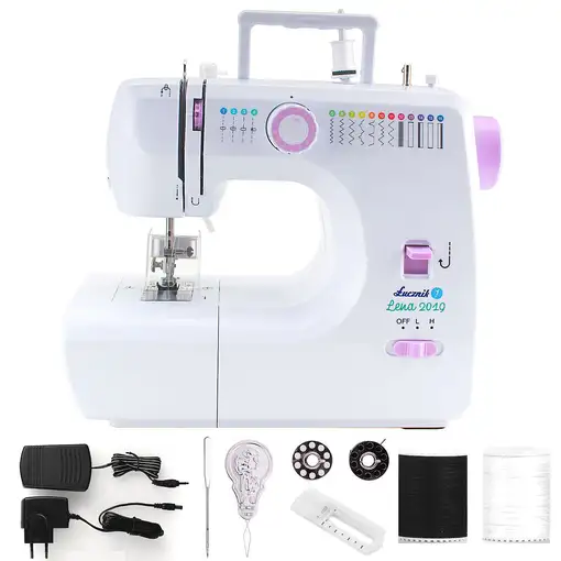 Łucznik LENA 2019 máquina de coser Máquina de coser semiautomática Eléctrico