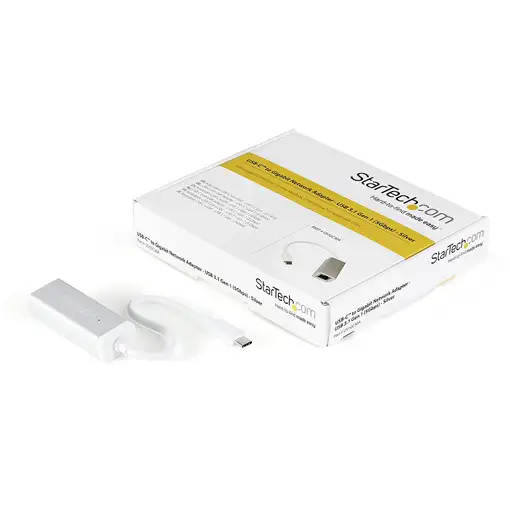 StarTech.com Adaptador de red USB-C a Gigabit - Plateado