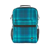 HP Mochila Campus XL con patrón de cuadros de tartán