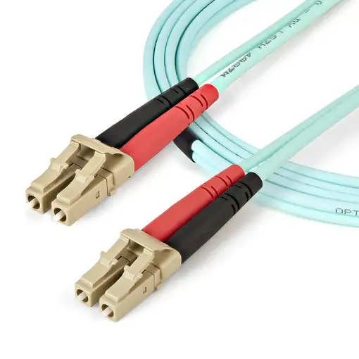StarTech.com Cable de 2m de Fibra Óptica Multimodo LC/UPC a LC/UPC OM4 - 50/125µm