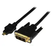 StarTech.com Cable de 2m Adaptador Conversor Micro HDMI a DVI-D