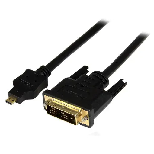 StarTech.com Cable de 2m Adaptador Conversor Micro HDMI a DVI-D
