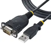 StarTech.com Cable de 1m USB a Serie, Conversor DB9 Macho RS232 a USB