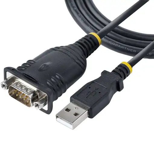 StarTech.com Cable de 1m USB a Serie, Conversor DB9 Macho RS232 a USB