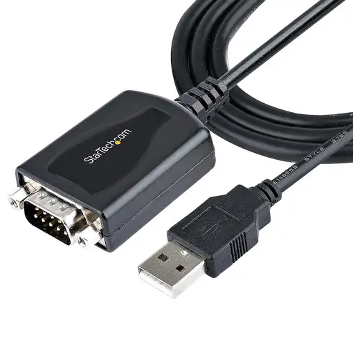 StarTech.com Cable de 91cm USB a Serie con Retención de Puerto COM, Conversor DB9