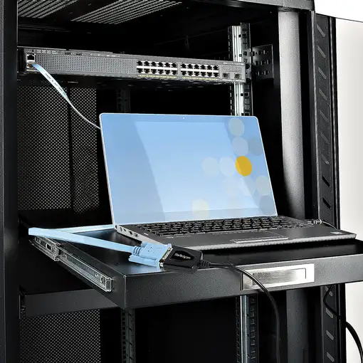 StarTech.com Cable de 91cm USB a Serie con Retención de Puerto COM, Conversor DB9