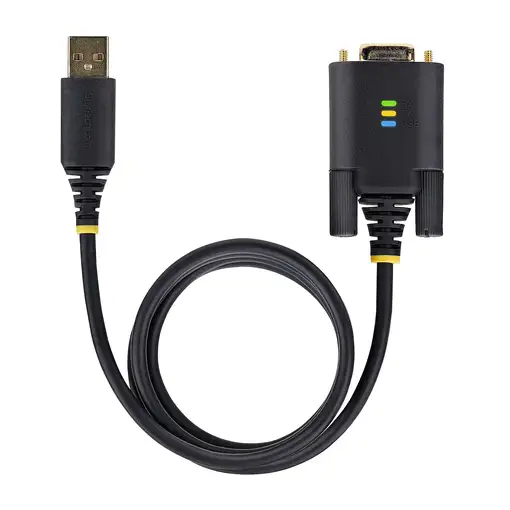 StarTech.com Cable Adaptador USB a Serie de 3m - Retención COM - FTDI - USB a DB9
